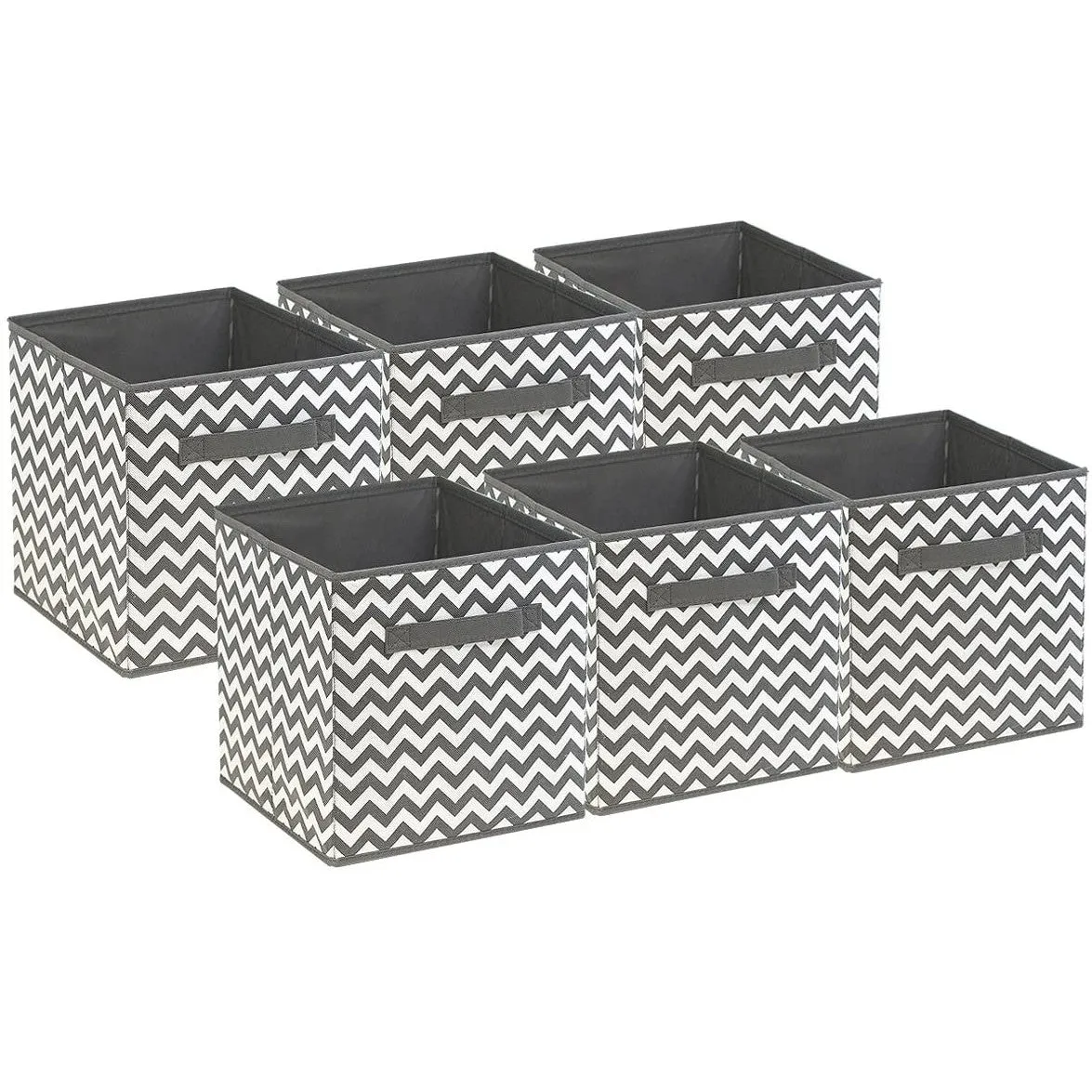 11" Cube Storage Bins (6 Pack Print)