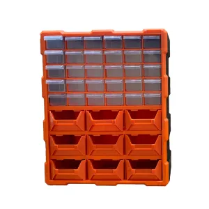 30 Drawers & 9 Bins Storage Organizer