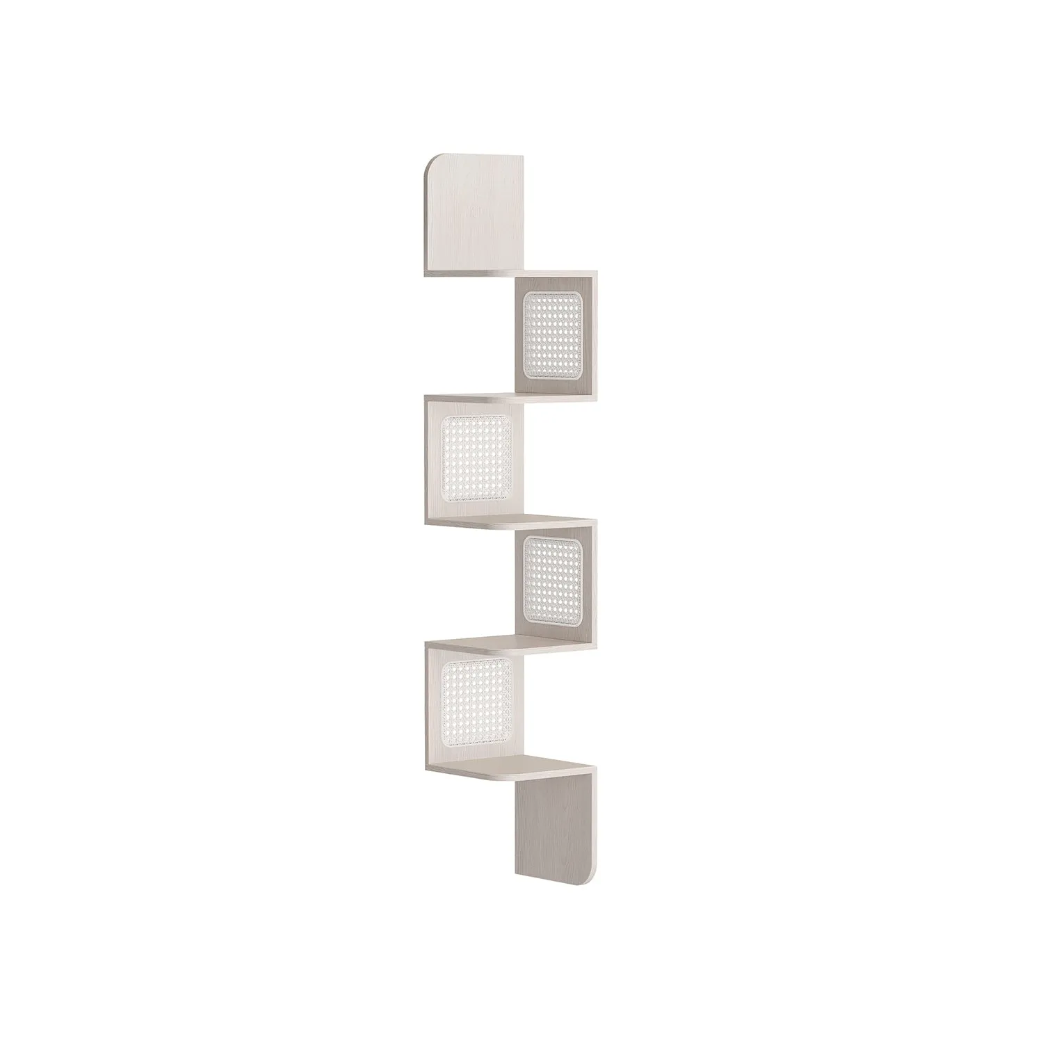 5-Tier Wall-Mounted Corner Shelf