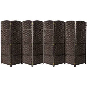 8 Panel Room Divider (Double Hinged)