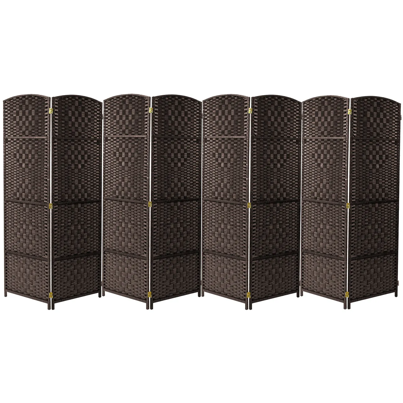 8 Panel Room Divider (Double Hinged)