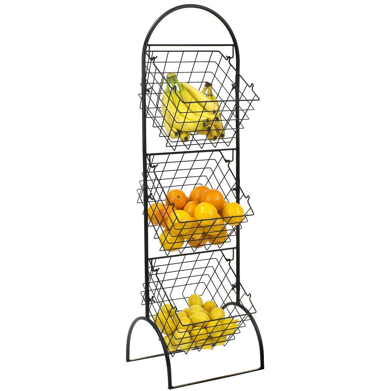 Adjustable Market Basket Stand (3 Tier)