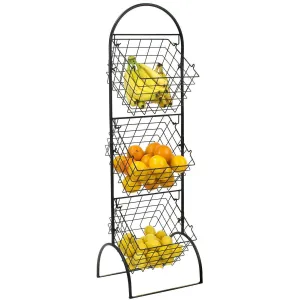 Adjustable Market Basket Stand (3 Tier)