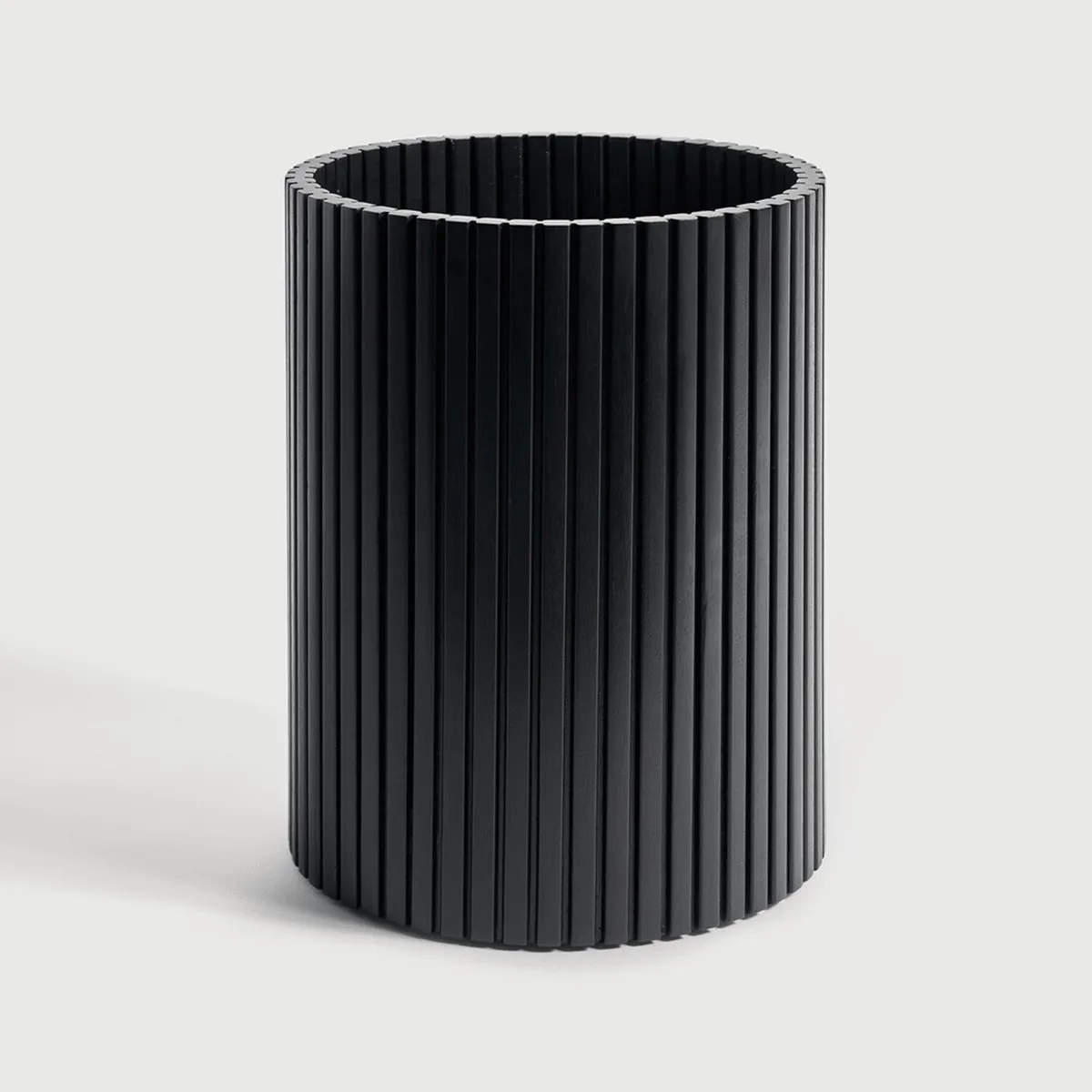 Black Roller Max Waste Paper Basket