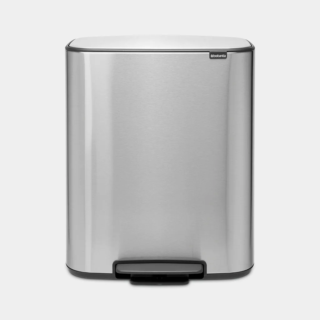 Bo Pedal Bin Recycle  2X30L (60L)- Various Colours