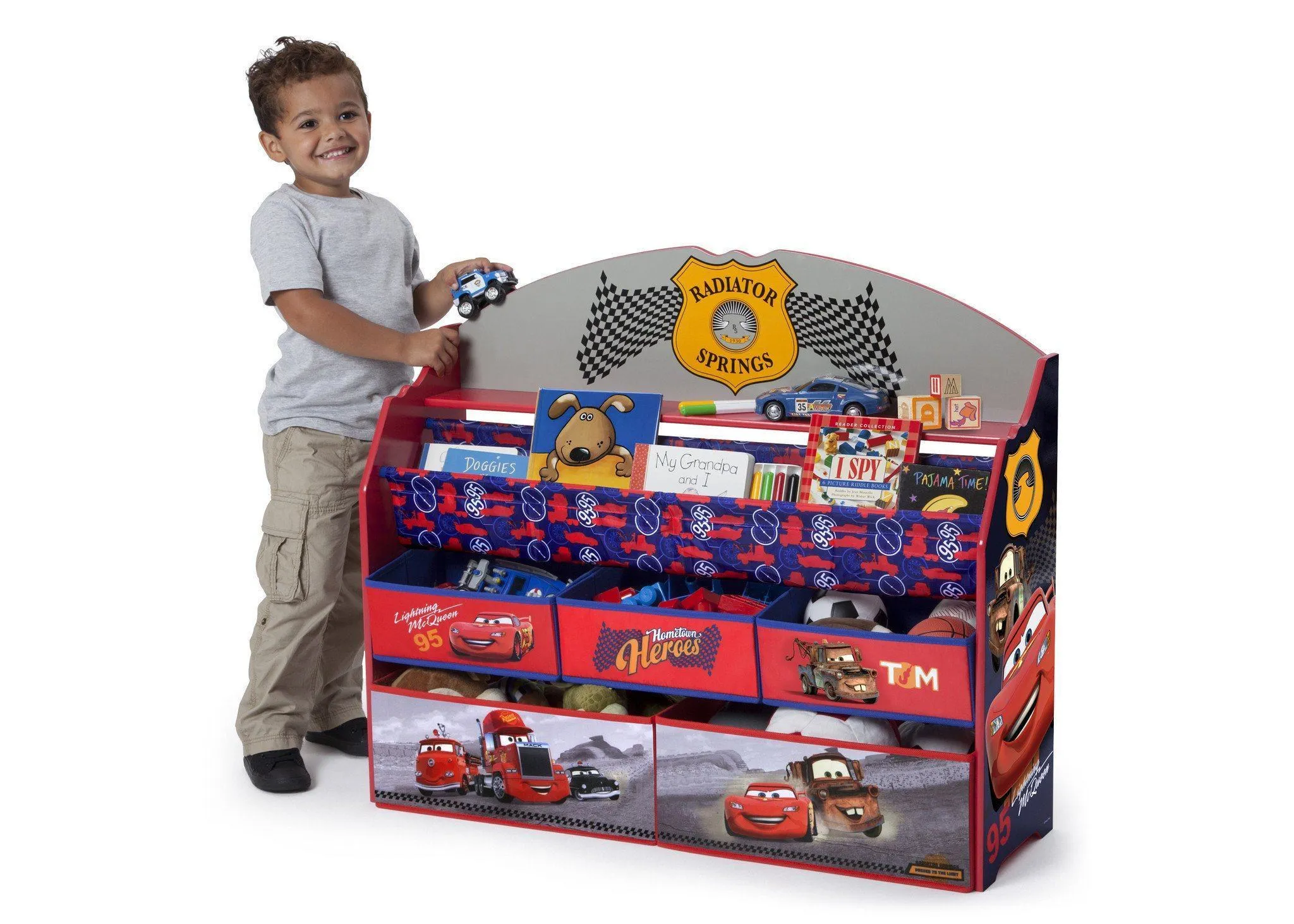 Cars Deluxe Book & Toy Organizer