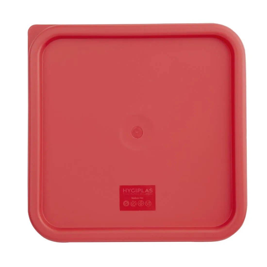 CF042 Vogue Square Food Storage Container Lid Red Large