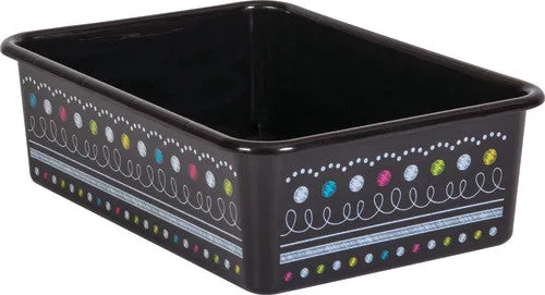 Chalkboard Brights Large Plastic Storage Bin