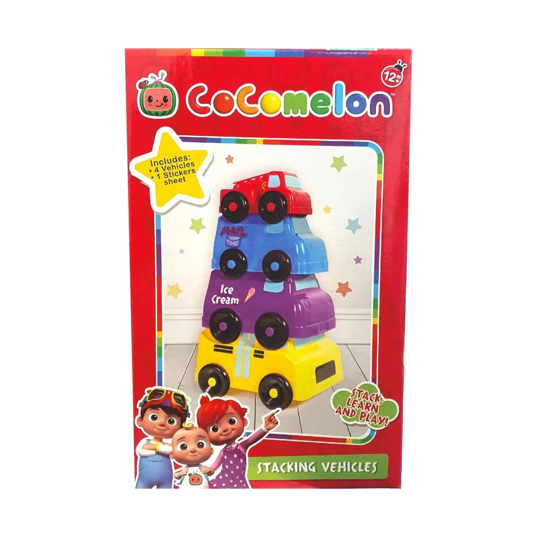 Cocomelon Fun Stacking Vehicles