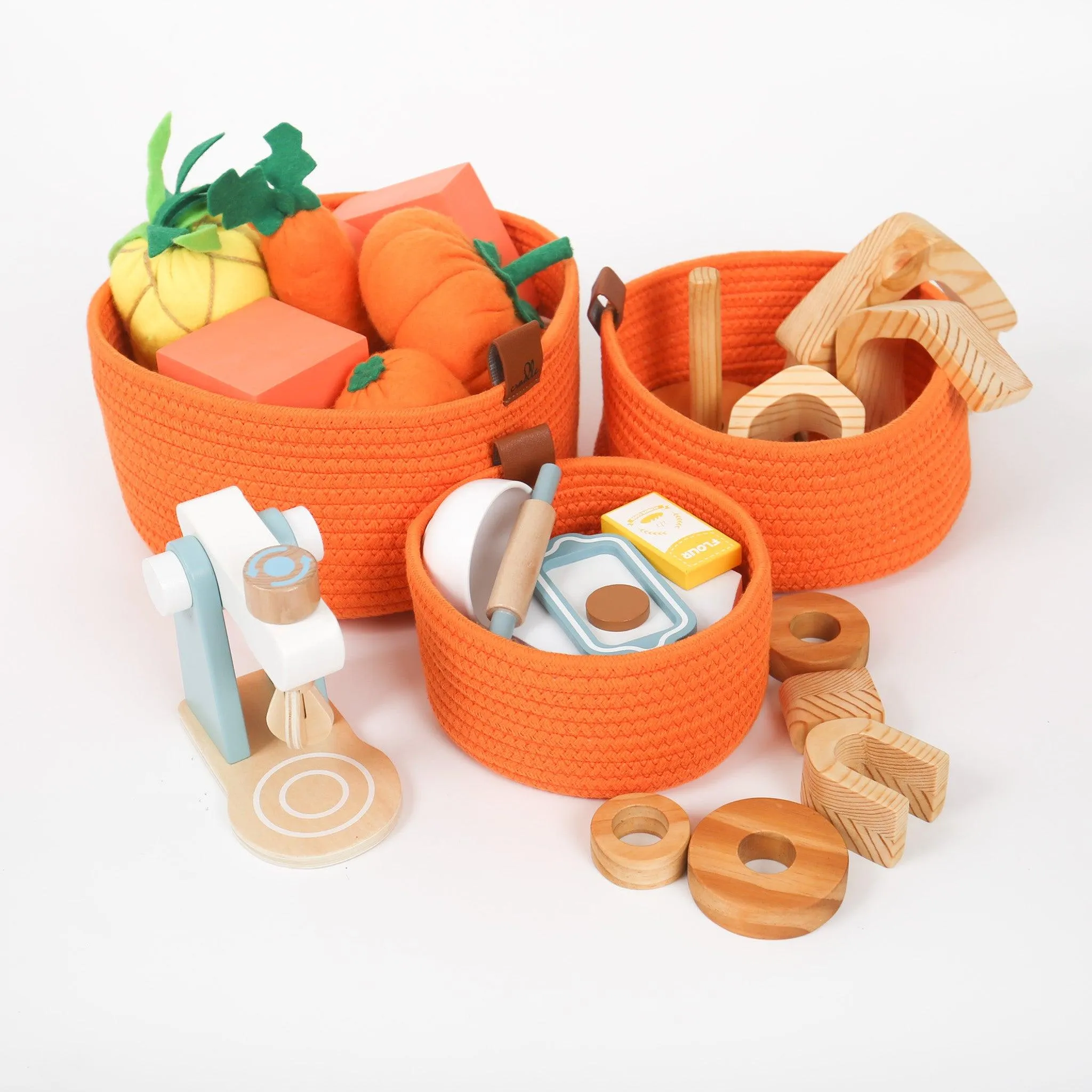 Cradle Baskets Tangerine Orange