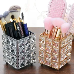 CRYSTAL MAKEUP BRUSH HOLDER