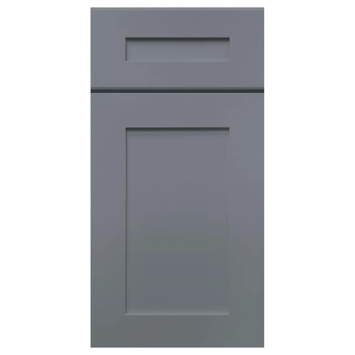 Diagonal Corner Kitchen Cabinet DC2442 Colonial Gray LessCare 24 in. width 42 in. height 12 in. depth