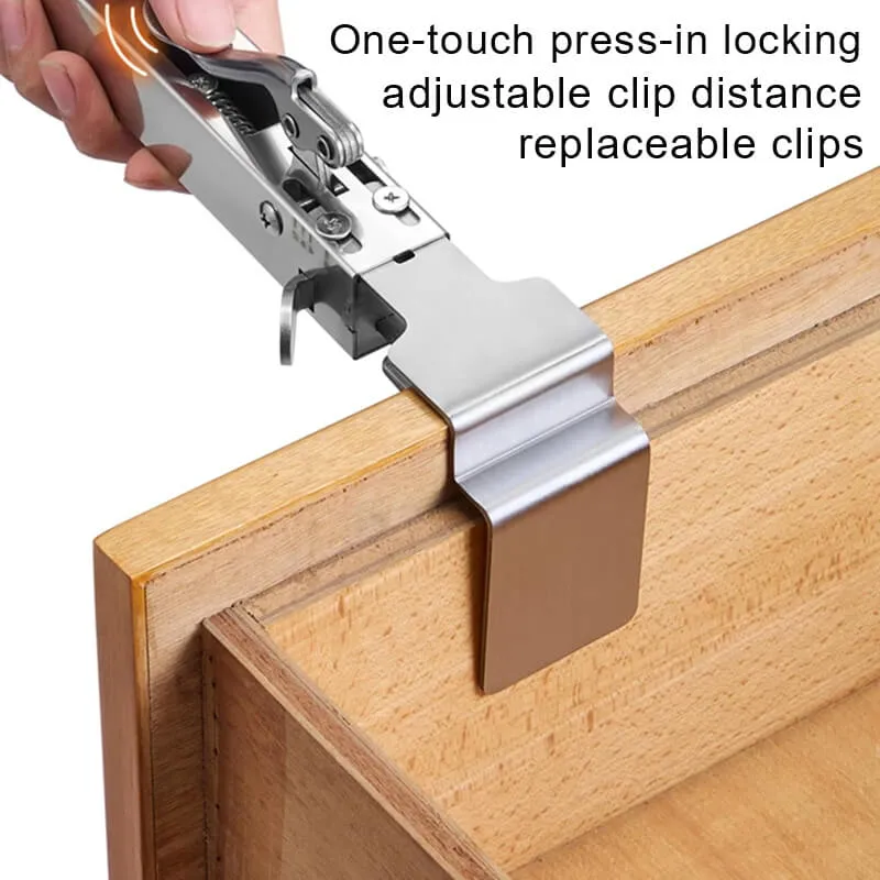 Drawer Front Panel Installation Clamps Mounting Tool | One-Touch Fixed