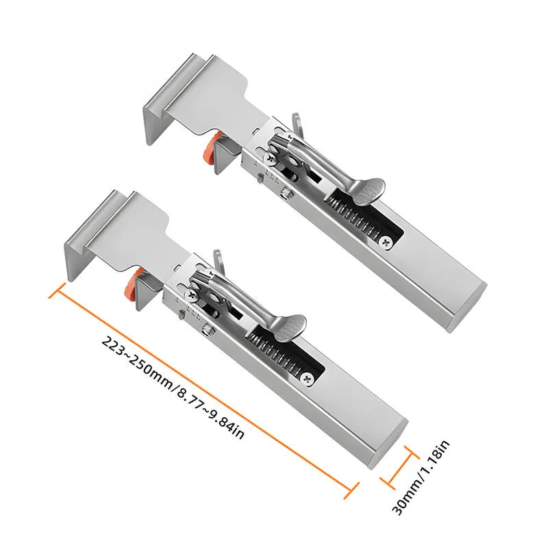 Drawer Front Panel Installation Clamps Mounting Tool | One-Touch Fixed