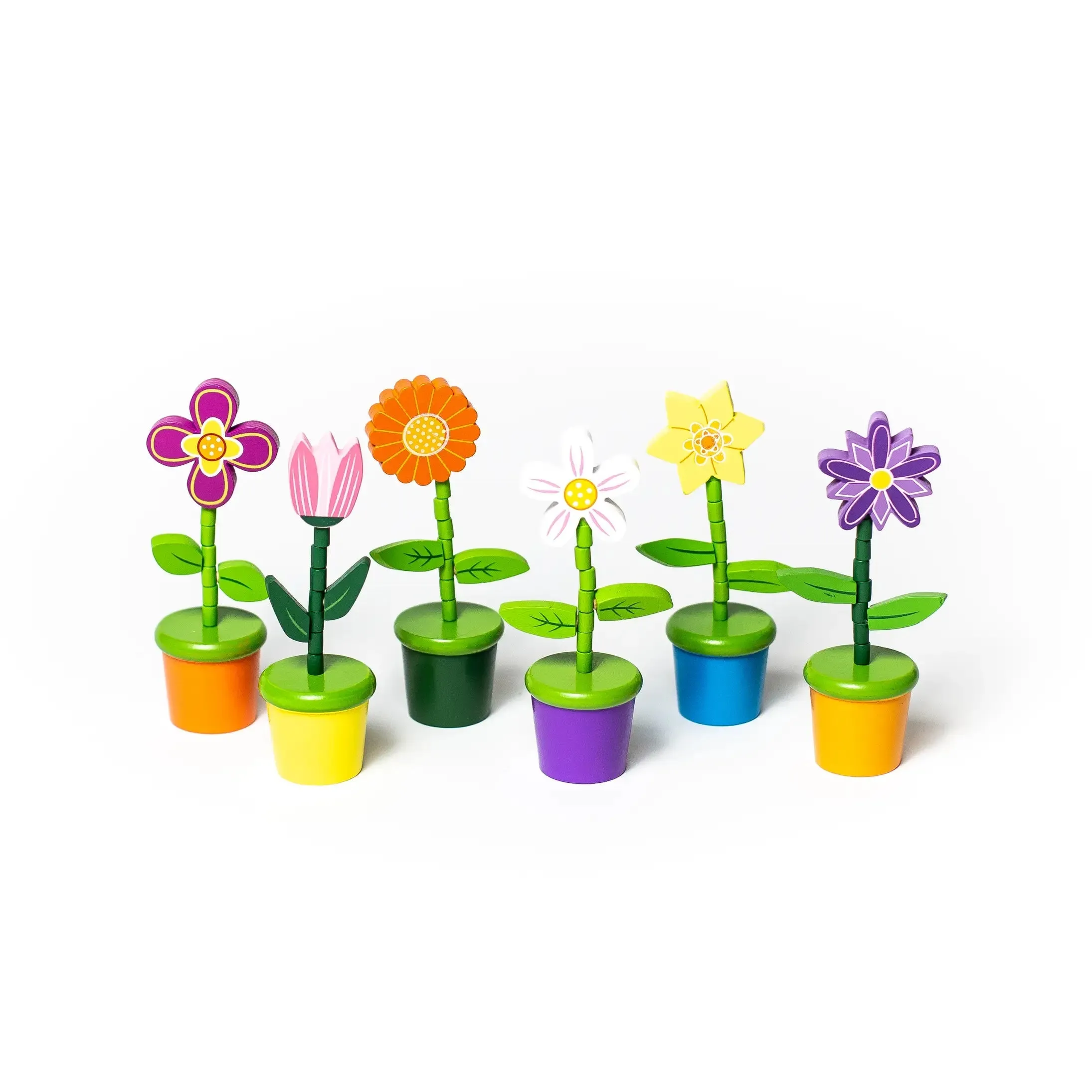 Flower Push Puppets