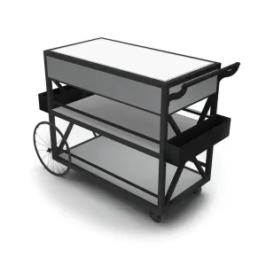 Forbes Industries F35-5521 28" Foss Elite Mixology Cart Polyethylene Work Surface