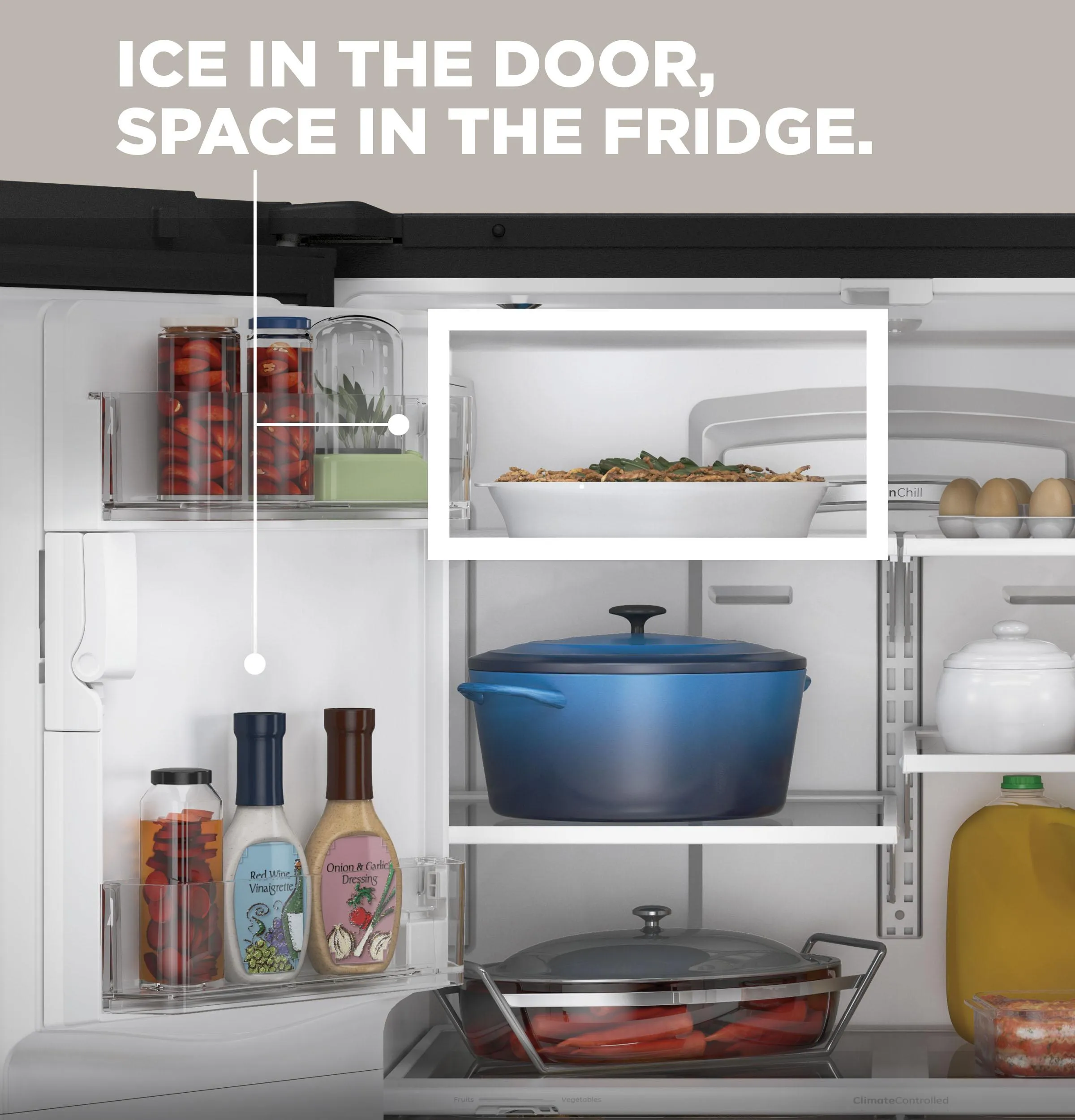 GFE28GELDS GE® ENERGY STAR® 27.7 Cu. Ft. French-Door Refrigerator