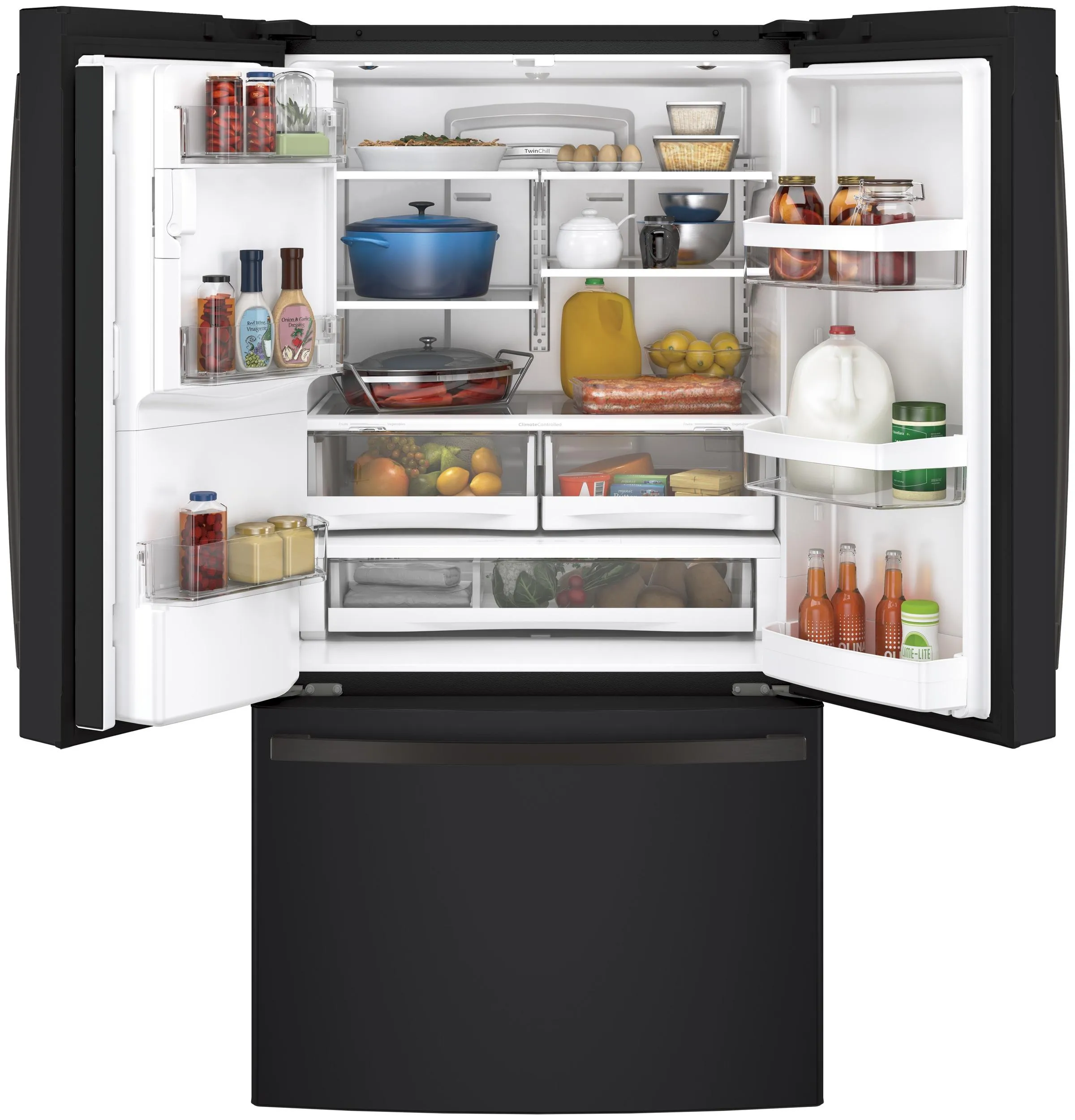 GFE28GELDS GE® ENERGY STAR® 27.7 Cu. Ft. French-Door Refrigerator