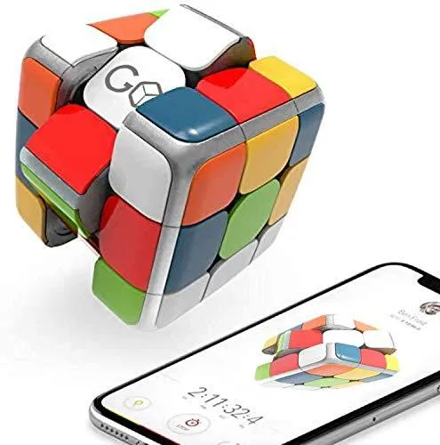 GoCube The Connected Electronic Bluetooth Rubik's Cube: Award-Winning app Enabled STEM Puzzle for All Ages. Free app