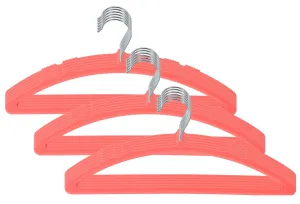 Heart Home 18 Pieces Non-Slip, Space Saving Plastic Closet Baby Hanger for Laundry & Everyday Use (Pink)-HS43HEARTH25731