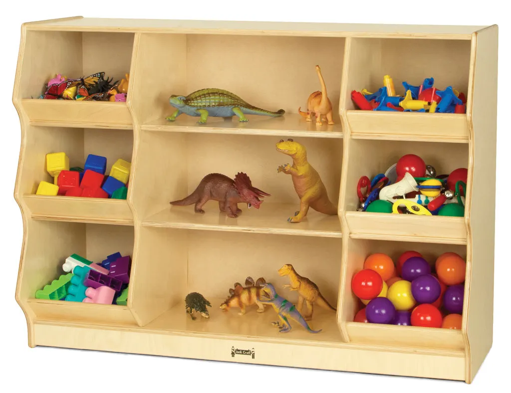 Jonti-Craft® Open Storage with Beveled Front