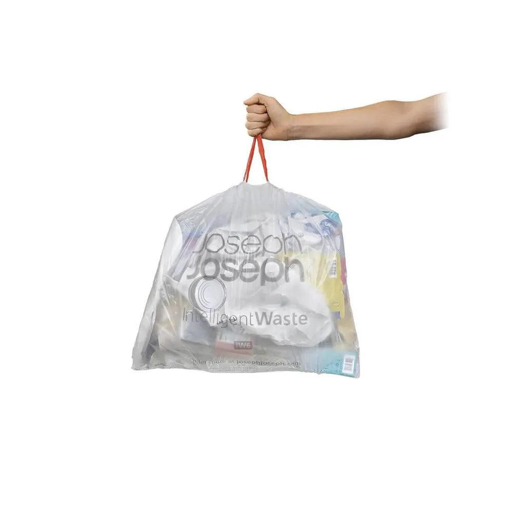 Joseph Joseph IW6 30L Transparent Custom-Fit Bin Liners 20 Pack