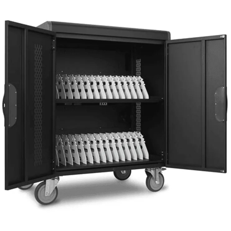 Kensington AC32 Notebook/Laptop/iPad Security Charging Cabinet Trolley Black