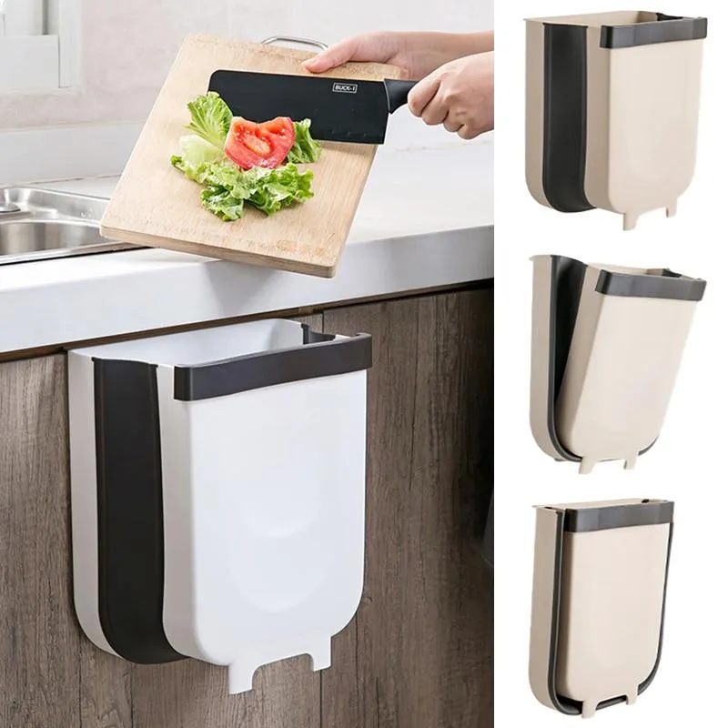 Kitchen Cabinet Door Hanging Wall Mounted Waste Storage Bin