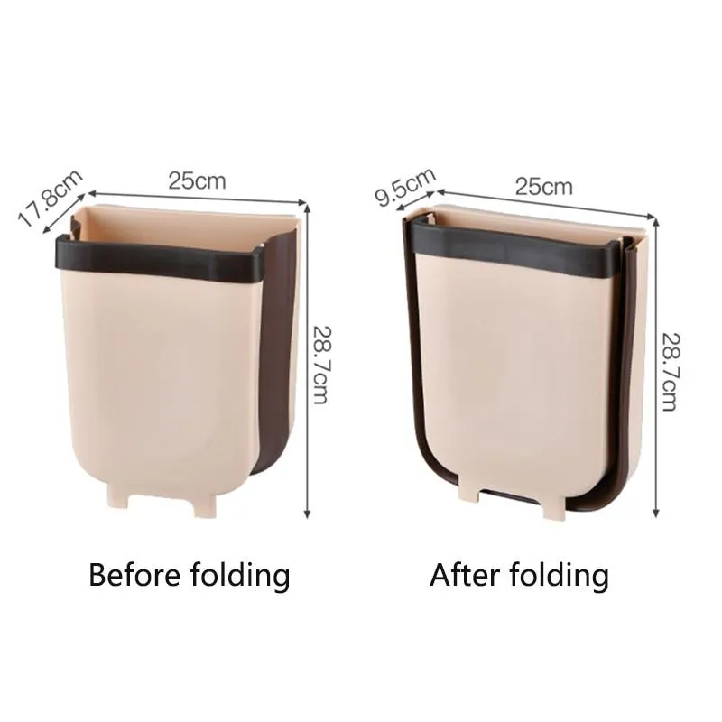 Kitchen Cabinet Door Hanging Wall Mounted Waste Storage Bin