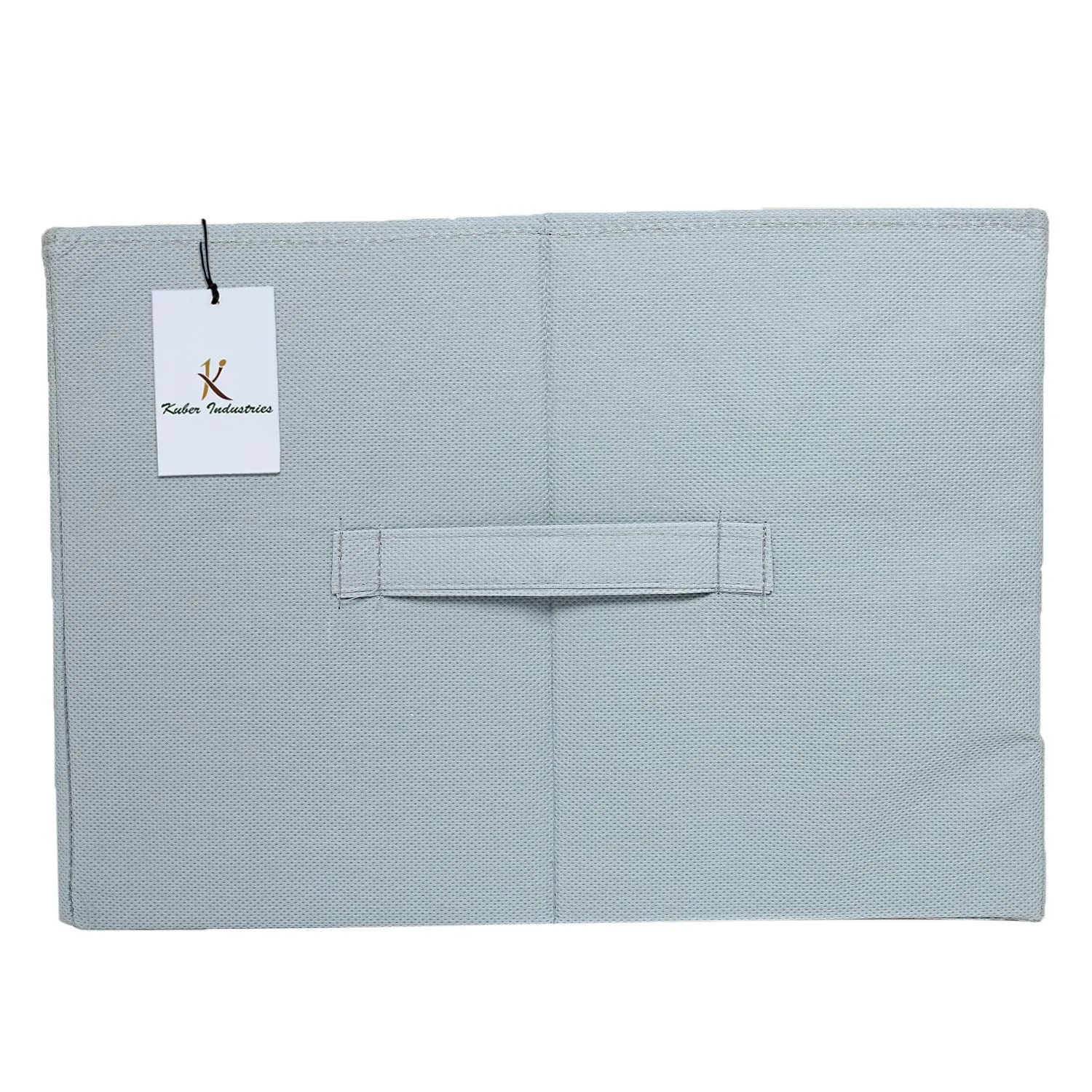 Kuber Industries 2 Piece Non Woven Shirt Stacker Wardrobe Organizer Set, Grey (CTKTC2991)