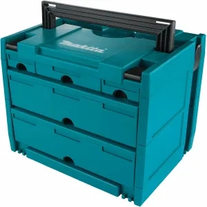 Makita P-84349 MAKPAC 5 Drawer Interlocking Case w/ Pressure Locking Mechanism