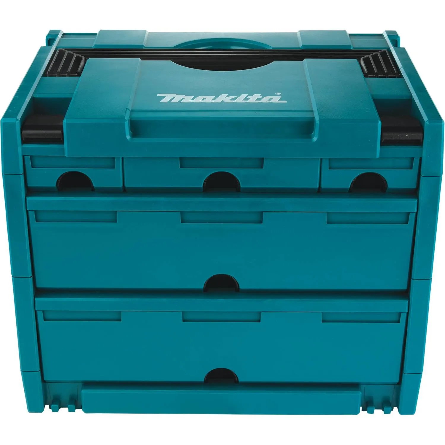 Makita P-84349 MAKPAC 5 Drawer Interlocking Case w/ Pressure Locking Mechanism