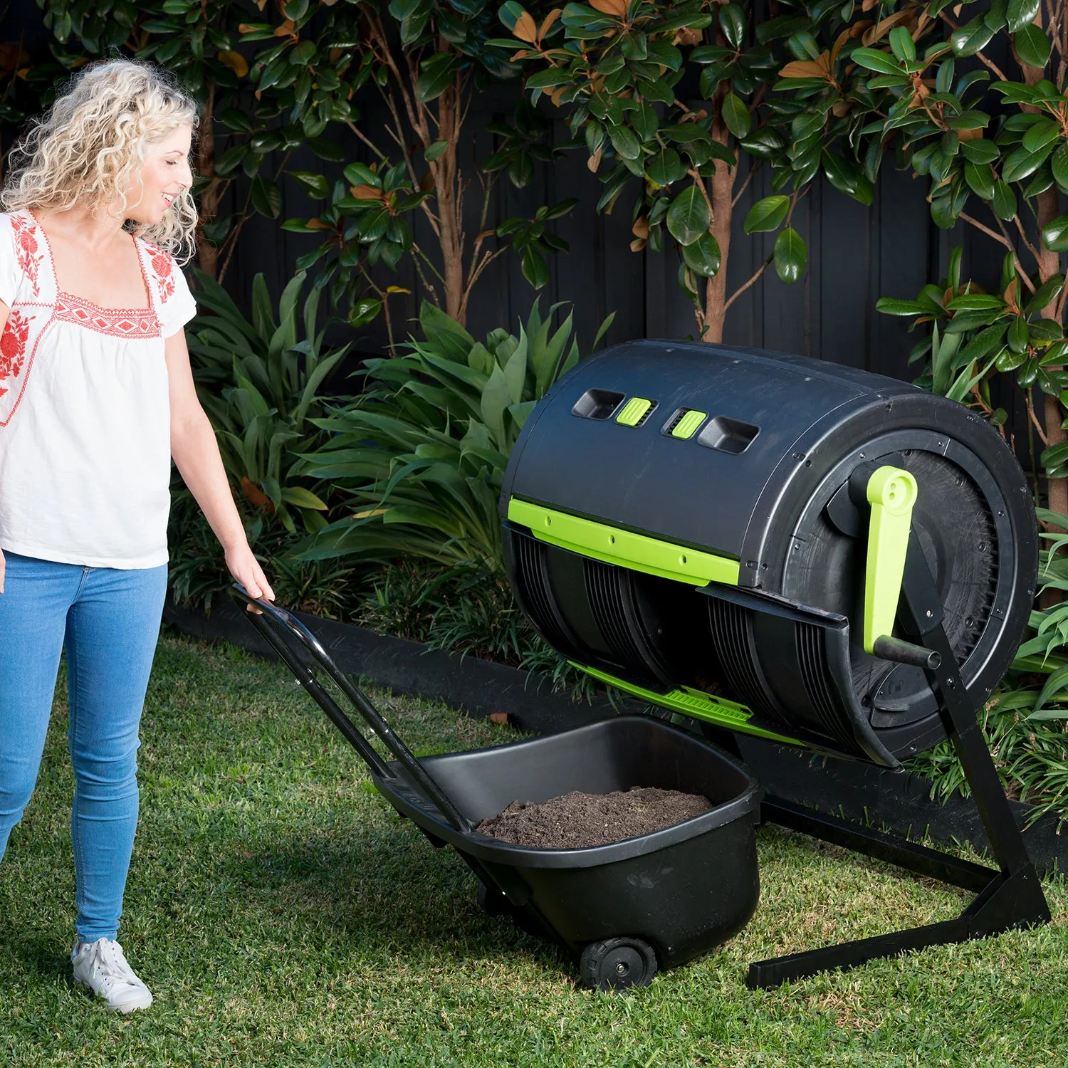 Maze 245 litre Compost Tumbler & Accessories