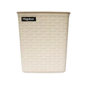 Megabox Rectangle Boho Series Trash Bin 13L 28.8 x 20 x 31.9cm (MG-723)