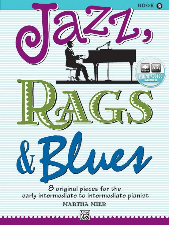 Mier - Jazz, Rags, and Blues, Book 2 - Easy Jazz Piano Solo