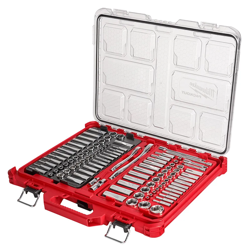 Milwaukee 48-22-8443SC PACKOUT 3 / 2 Drawer Combo Tool Box w/ 106PC Socket Set