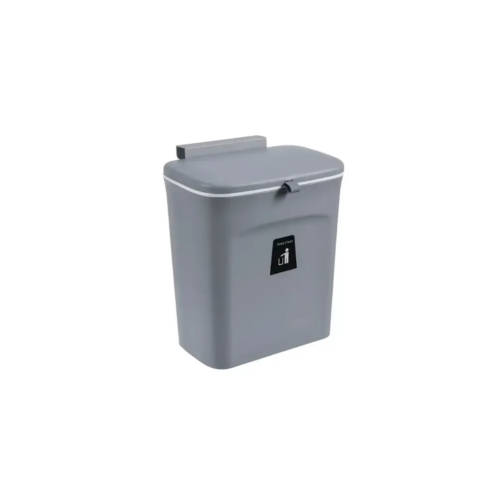 MODECO Dustbin | Kitchen Hanging Dustbin | Rubbish Bin | 9L | Recycle Bin | Dustbin Wall Mounted