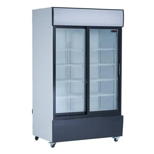 New Air NGR-115-S 55" 2 Sliding Door Glass Refrigerator Merchandiser