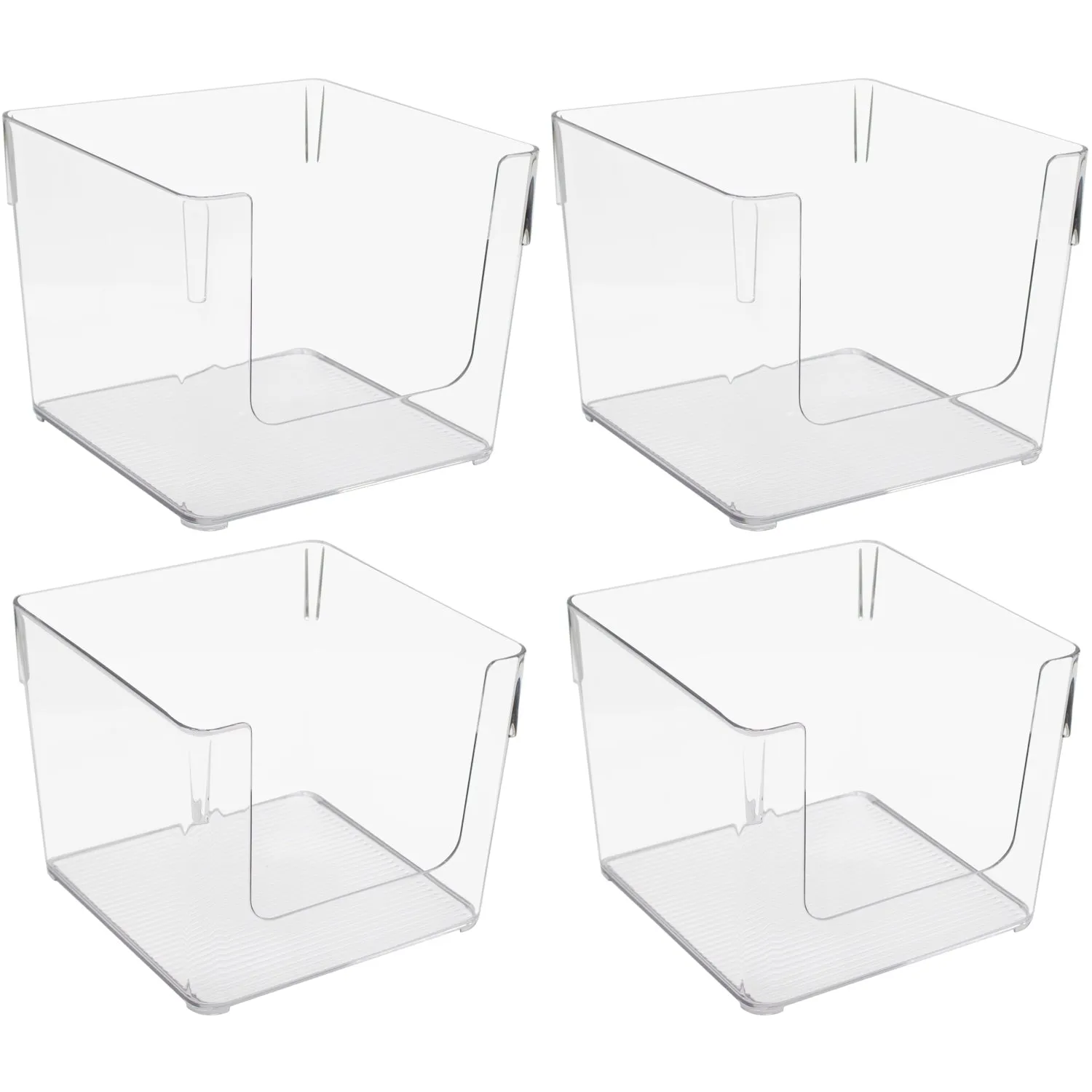 Open Front Container Bin Set (Square)