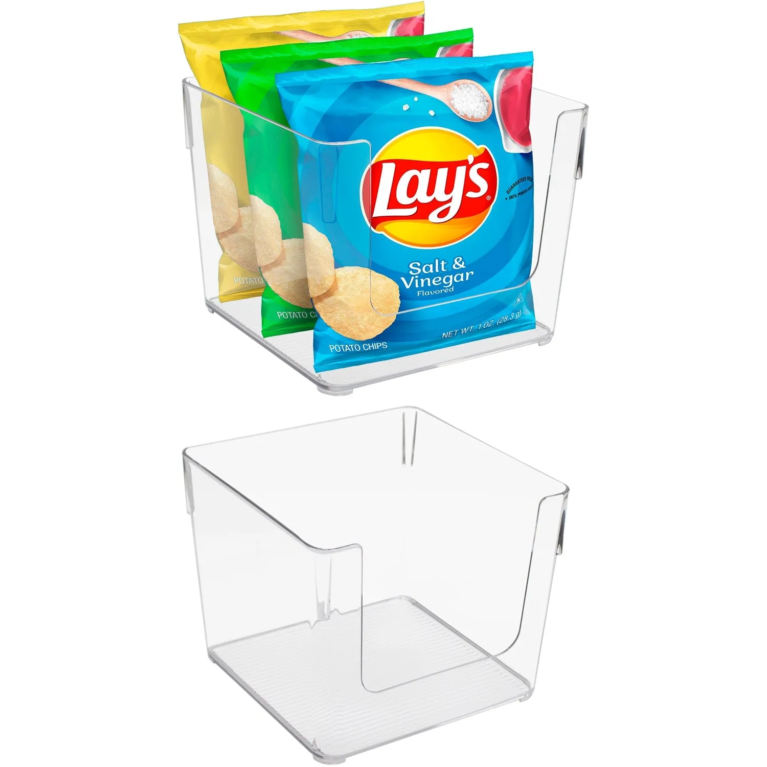 Open Front Container Bin Set (Square)