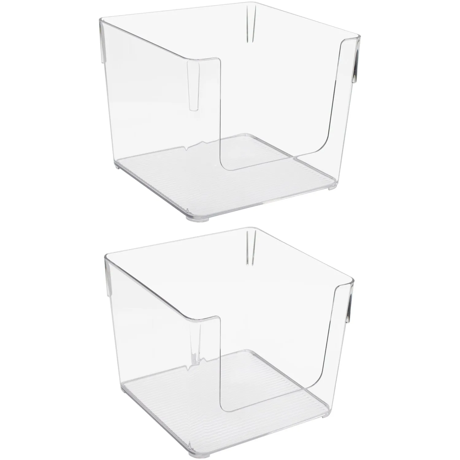 Open Front Container Bin Set (Square)