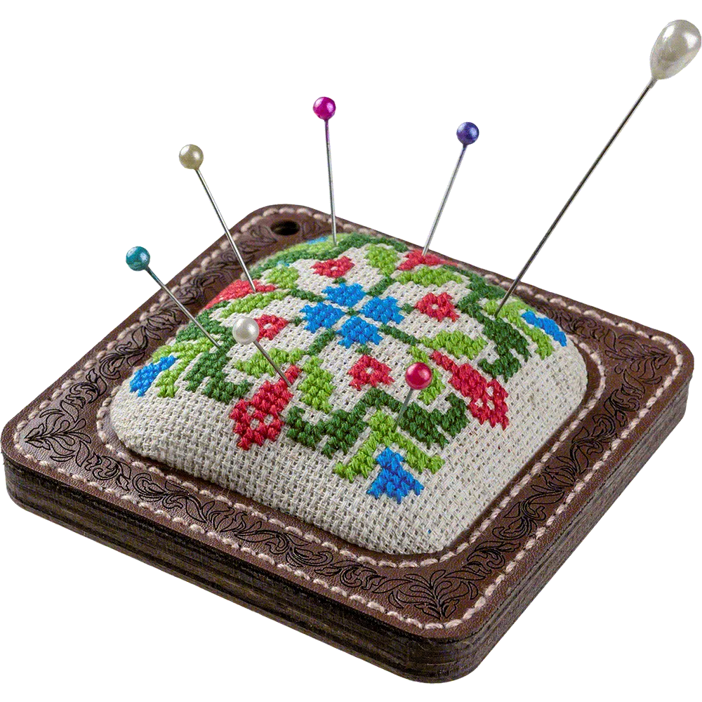 Pin Cushion Needlecraft Kit - Needle Storage Pin