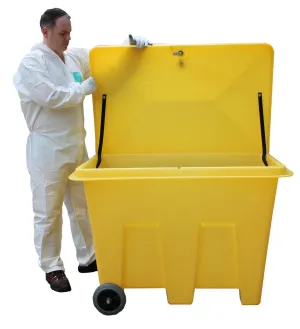 Poly Storage Bin on Wheels (With 350ltr Capacity) - PSB1W