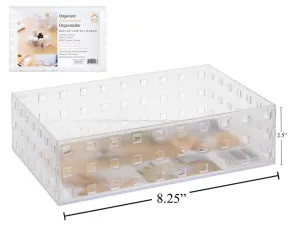 Rectangle Organize Basket 21x6.3cm 1pc