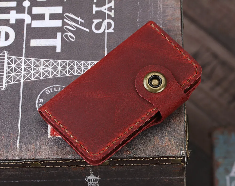 Robrasim Personalized leather key holder, Handmade Leather Key cases