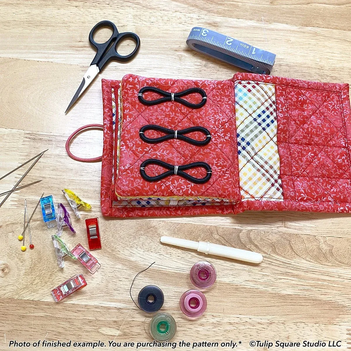 Sewing Kit Book Style Organizer Downloadable Pattern