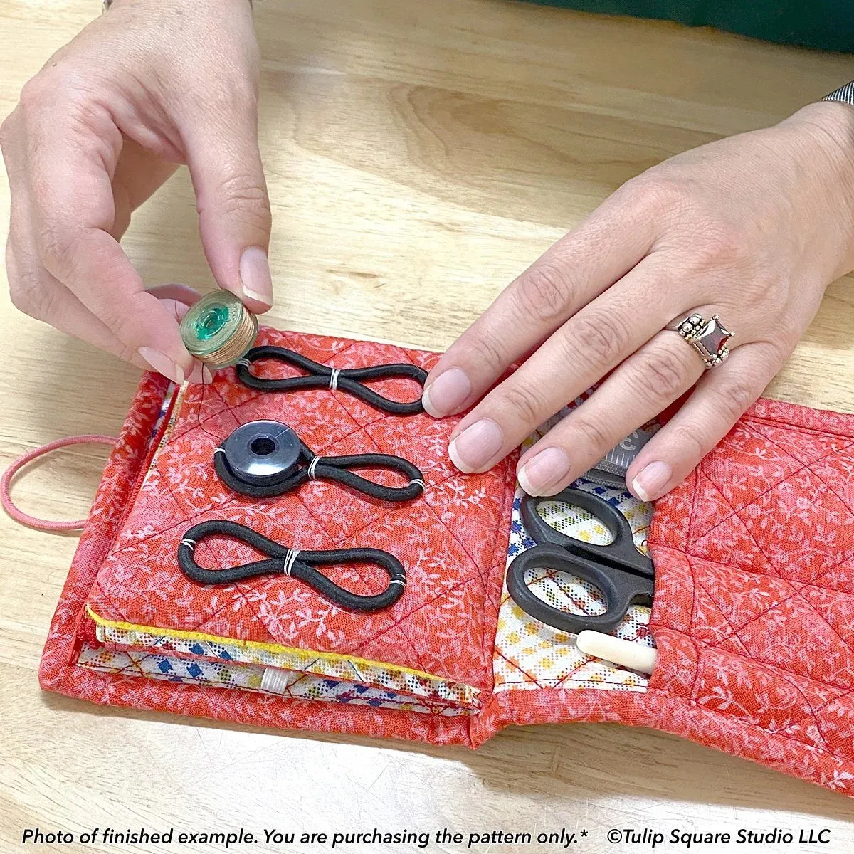 Sewing Kit Book Style Organizer Downloadable Pattern