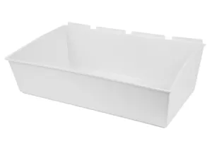 Slatbox® Plastic Slatwall Storage Bins, Popbox "Jumbo"  13.62 x 22.25 x 7