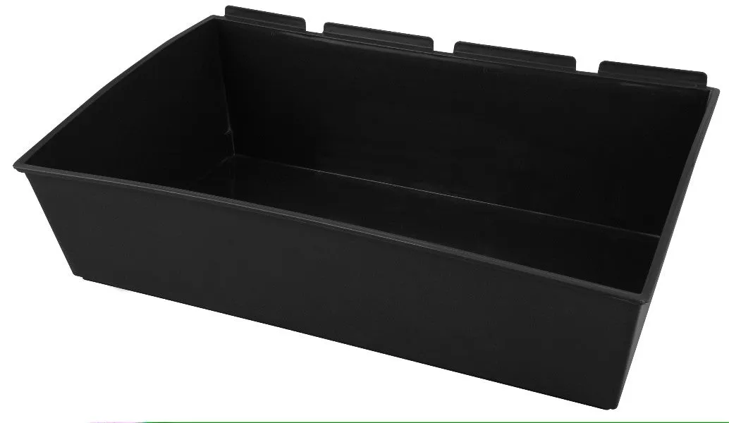 Slatbox® Plastic Slatwall Storage Bins, Popbox "Jumbo"  13.62 x 22.25 x 7