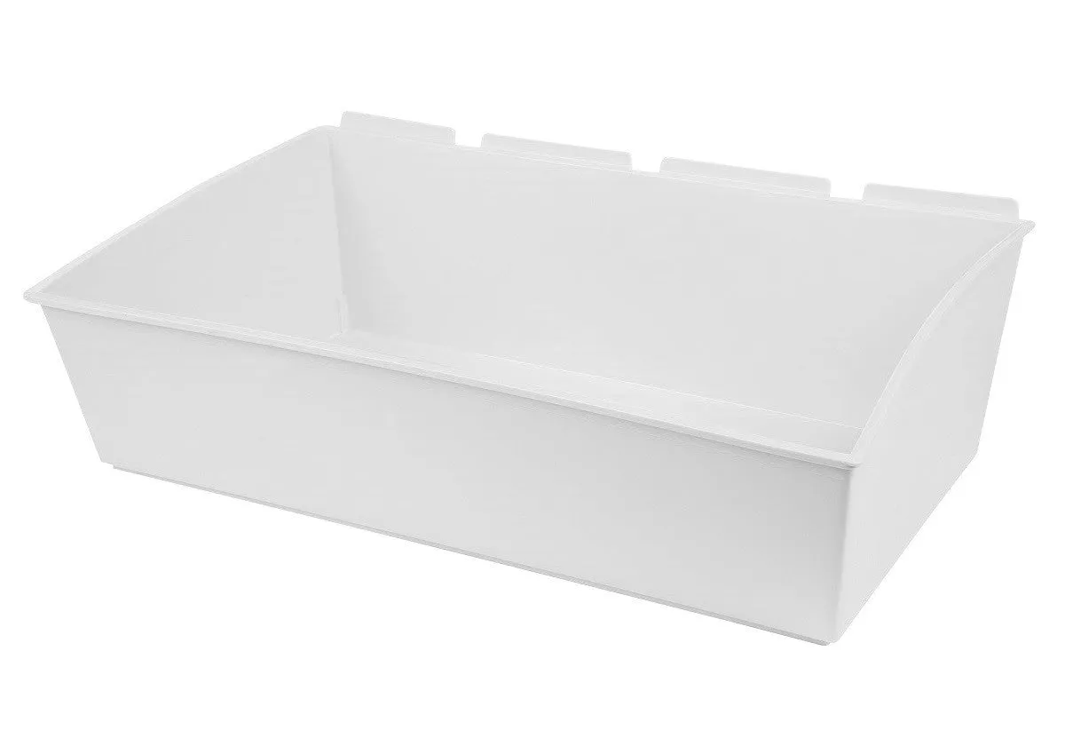 Slatbox® Plastic Slatwall Storage Bins, Popbox "Jumbo"  13.62 x 22.25 x 7